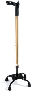 Baston Cuadripode dorado "JACK"
