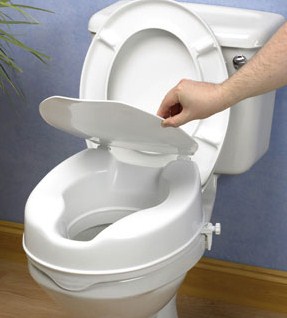 Asiento Elevador de WC 15 cm. con Tapa (modelo 509)