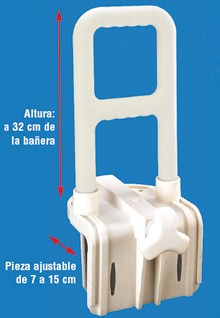 Asidera de Ba�era, de Plastico