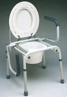 Silla WC, regulable con Brazo Abatible