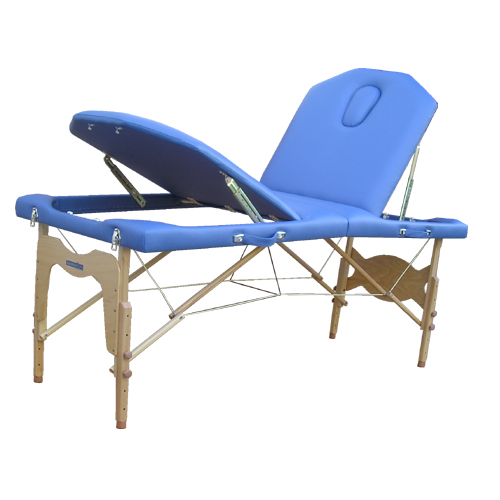 Camilla Plegable Madera Regulable 70x182 Doble Respaldo 70 grado
